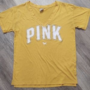 VS PINK V-neck T ~ Oversized Small